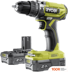 Ryobi R18PD2-220S 5133004459 (С 2-МЯ АКБ, СУМКА) (318430)