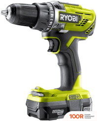 Ryobi R18DD3-213X 5133003608 (С 2-МЯ АКБ, КЕЙС) (318417)