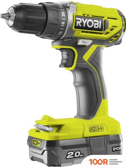 Ryobi R18DD2-120G 5133004419 (С 1-ИМ АКБ) (318411)