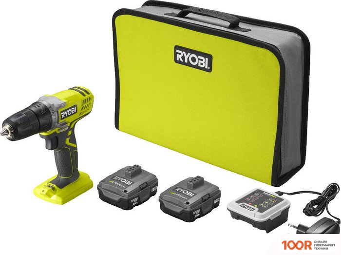 Ryobi R12SD-220S 5133005061 (С 2-МЯ АКБ, СУМКА) (318409)
