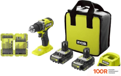 Ryobi HP RDD18C-2C20SA32 5133005624 (С 2-МЯ АКБ 2 АЧ, СУМКА, НАБОР ОСНАСТКИ) (318404)