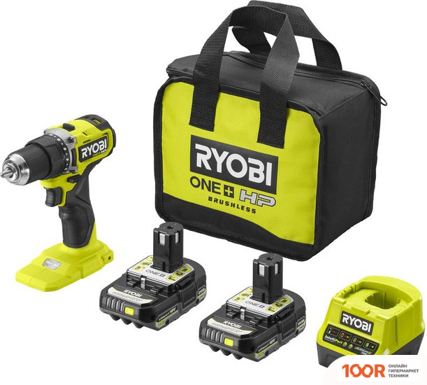 Ryobi HP RDD18C-220S 5133004980 (С 2-МЯ АКБ) (318403)