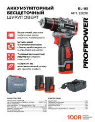 Profipower BL-161 (С 2-МЯ АКБ, КЕЙС) (318342)
