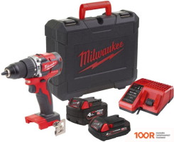 Milwaukee M18 M18CBLPD-422C 4933472116 (С 2-МЯ АКБ 4 АЧ + 2 АЧ, КЕЙС) (318162)