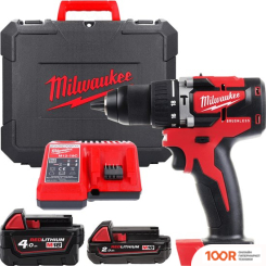 Milwaukee M18 M18CBLPD-422C 4933472116 (С 2-МЯ АКБ 4 АЧ + 2 АЧ, КЕЙС) (318162)