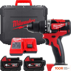 Milwaukee M18 M18CBLPD-402C 4933464537 (С 2-МЯ АКБ 4 АЧ, КЕЙС) (318161)