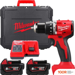 Milwaukee M18 M18BLPDRC-502C 4933492826 (С 2-МЯ АКБ 5 АЧ, КЕЙС) (318159)