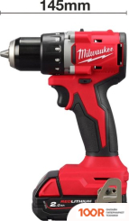Milwaukee M18 M18BLDDRC-202C 4933492833 (С 2-МЯ АКБ 2 АЧ, КЕЙС) (318147)