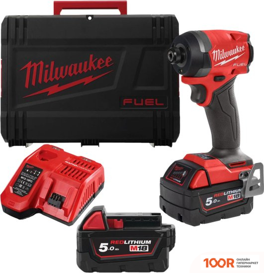 Milwaukee M18 FUEL M18FID3-502X 4933479865 (С 2-МЯ АКБ, КЕЙС) (318125)