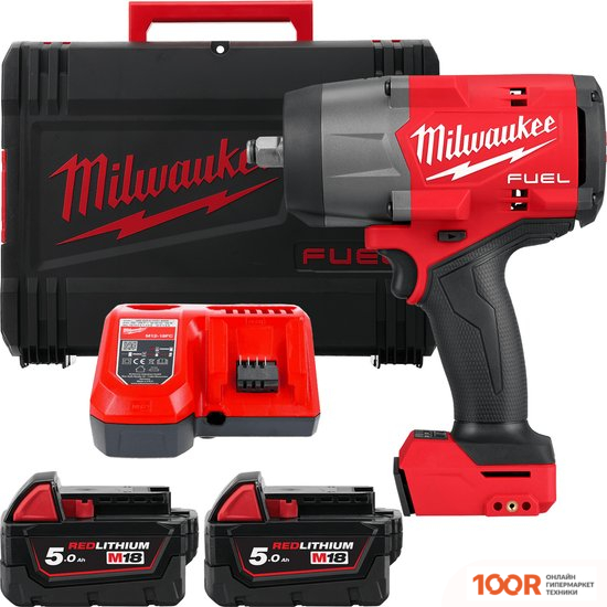Milwaukee M18 FUEL M18FHIW2F12-502X 4933492783 (С 2-МЯ АКБ, КЕЙС) (318118)
