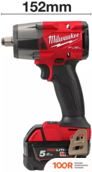 Milwaukee M18 FMTIW2F12-502X 4933478450 (С 2-МЯ АКБ, КЕЙС) (318104)