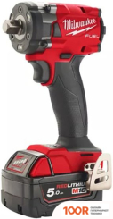 Milwaukee M18 FIW2P12-502X 4933478447 (С 2-МЯ АКБ, КЕЙС) (318102)