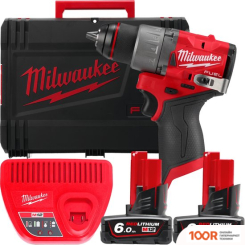 Milwaukee M12 FUEL M12FDD2-602X 4933479875 (С 2-МЯ АКБ 6 АЧ, КЕЙС) (318067)