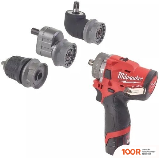 Milwaukee M12 FPDXKIT-202X 4933464138 (С 2-МЯ АКБ, КЕЙС) (318058)