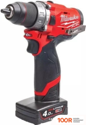 Milwaukee M12 FPD-402X 4933459804 (С 2-МЯ АКБ, КЕЙС) (318054)