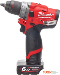 Milwaukee M12 FDD-602X 4933459820 (С 2-МЯ АКБ, КЕЙС) (318038)
