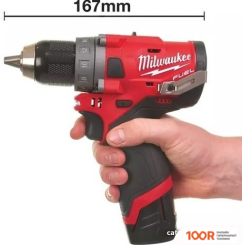 Milwaukee M12 FDD-402X 4933459818 (С 2-МЯ АКБ, КЕЙС) (318037)
