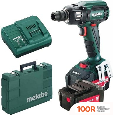 Metabo SSW 18 LTX 400 BL 602205650 (С 2-МЯ АКБ, КЕЙС) (318018)
