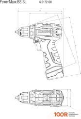 Metabo POWERMAXX BS BL 601721500 (С 2-МЯ АКБ, КЕЙС) (317983)