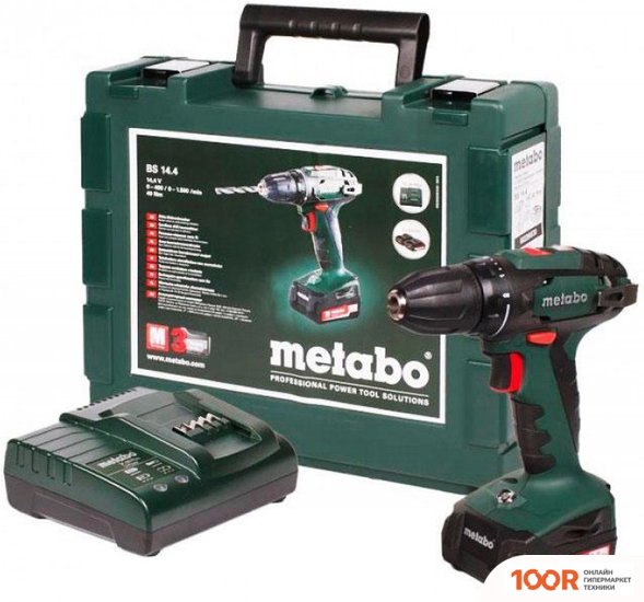 Metabo BS 14.4 602206510 (С 1-ИМ АКБ, КЕЙС) (317953)