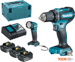 Makita DLX2349J (С 3-МЯ АКБ, КЕЙС, ФОНАРЬ) (317864)