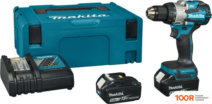 Makita DDF489RTJ (С 2-МЯ АКБ, КЕЙС) (317806)