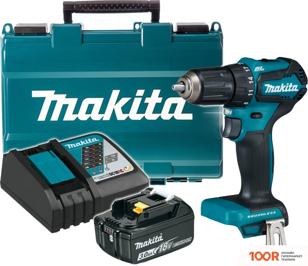 Makita DDF485RF (С 1-М АКБ, КЕЙС) (317796)