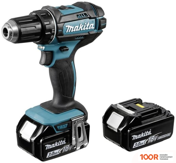 Makita DDF482RFJ (С 2-МЯ АКБ, КЕЙС) (317788)