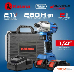 Katana SINGLE POWER UG8301 (С 2-МЯ АКБ, КЕЙС) (317685)