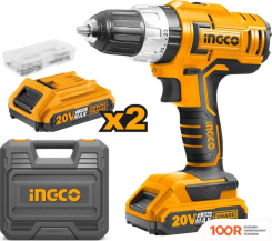 Ingco INDUSTRIAL CIDLI20031 (С 2-МЯ АКБ, КЕЙС, НАБОР ОСНАСТКИ) (317628)