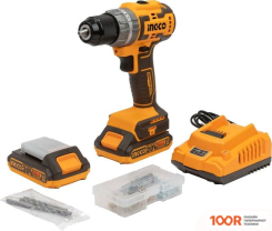 Ingco CIDLI20605 (С 2-МЯ АКБ, КЕЙС) (317615)