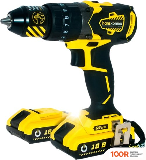 Hanskonner HCD1865BLI (С 2-МЯ АКБ) (317523)