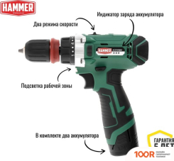 Hammer ACD122QC (С 2-МЯ АКБ, КЕЙС) (317495)