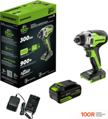 Greenworks GD24ID3 (БЕЗ АКБ) (317487)