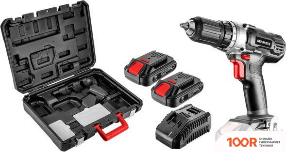 GRAPHITE 58G006-SET2 (С 2-МЯ АКБ, КЕЙС) (317462)