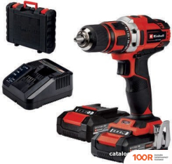 Einhell TE-CD 18/40-1 LI 4513939 (С 2-МЯ АКБ, КЕЙС) (317288)