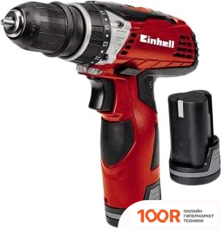 Einhell TE-CD 12 X-LI 4513617 (С 2-МЯ АКБ 1.5 AH, КЕЙС) (317278)