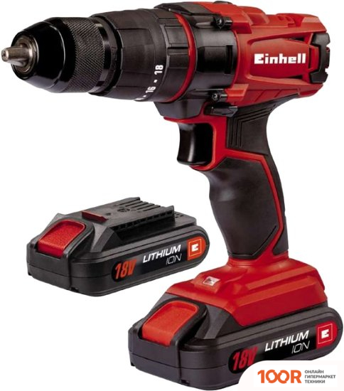 Einhell TC-CD 18-2 LI-I 4513825 (С 2-МЯ АКБ) (317275)