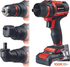 Einhell E-CD 18/45 3X-LI 4513990 (С 1-ИМ АКБ, КЕЙС) (317269)