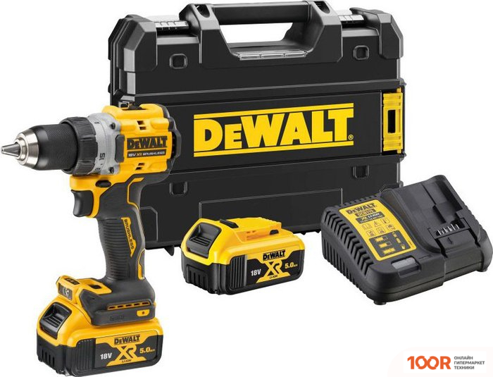 DeWalt DCD800P2T (С 2-МЯ АКБ, КЕЙС) (317076)