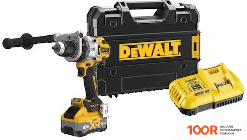 DeWalt DCD1007WW1T (С 1-ИМ АКБ, КЕЙС) (317038)