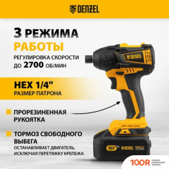 Denzel CID-IB-200 26510 (С 1-ИМ АКБ, КЕЙС) (317028)