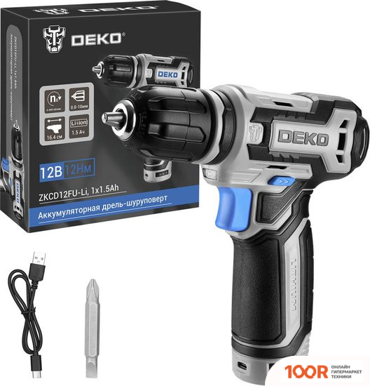 Deko ZKCD12FU-LI 063-4141 (С 1-ИМ АКБ) (316986)