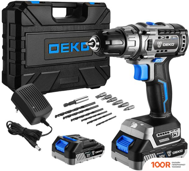 Deko SHARKER CASE 063-4036 (С 2-МЯ АКБ, КЕЙС) (316984)