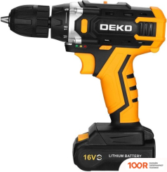 Deko SHARKER 16V SET 63 083-1041 (С 2-МЯ АКБ, КЕЙС) (316983)