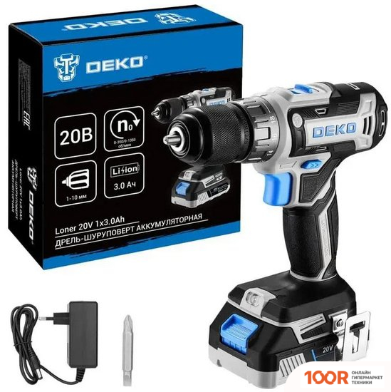 Deko LONER 20V 085-1006 (С 1-ИМ АКБ) (316979)