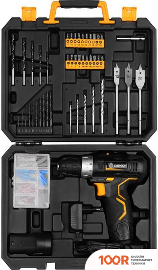 Deko GCD12DU3 SET 5 063-4147 (С 2-МЯ АКБ, КЕЙС, НАБОР ОСНАСТКИ) (316964)