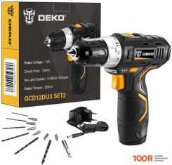 Deko GCD12DU3 SET 2 063-4146 (С 1-ИМ АКБ, НАБОР ОСНАСТКИ) (316961)