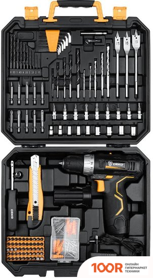 Deko GCD12DU3 SET 193 063-4138 (С 2-МЯ АКБ, КЕЙС, НАБОР ОСНАСТКИ) (316959)