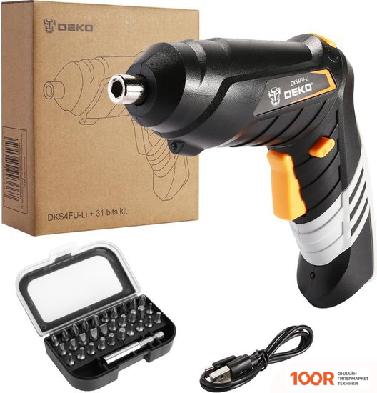 Deko DKS4FU-LI SET 31 063-4151 (С 1-ИМ АКБ, НАБОР ОСНАСТКИ) (316947)